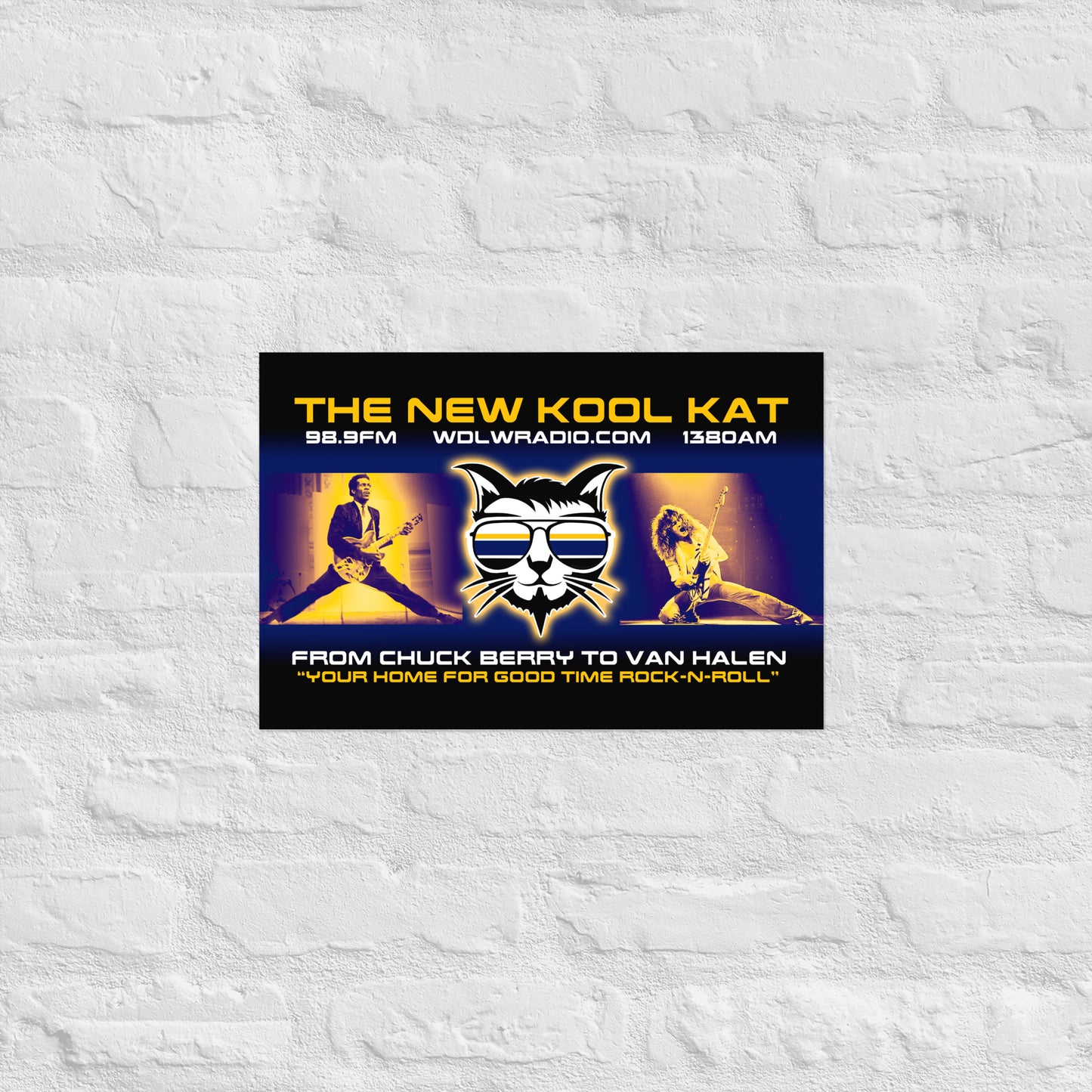 Poster Kool Kat Chuck Berry EVH