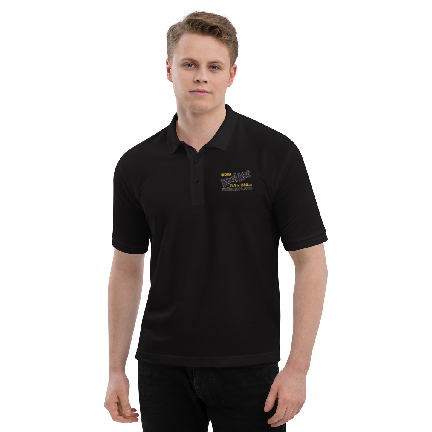 Men's Embroidered Kool Kat Call Letters Polo
