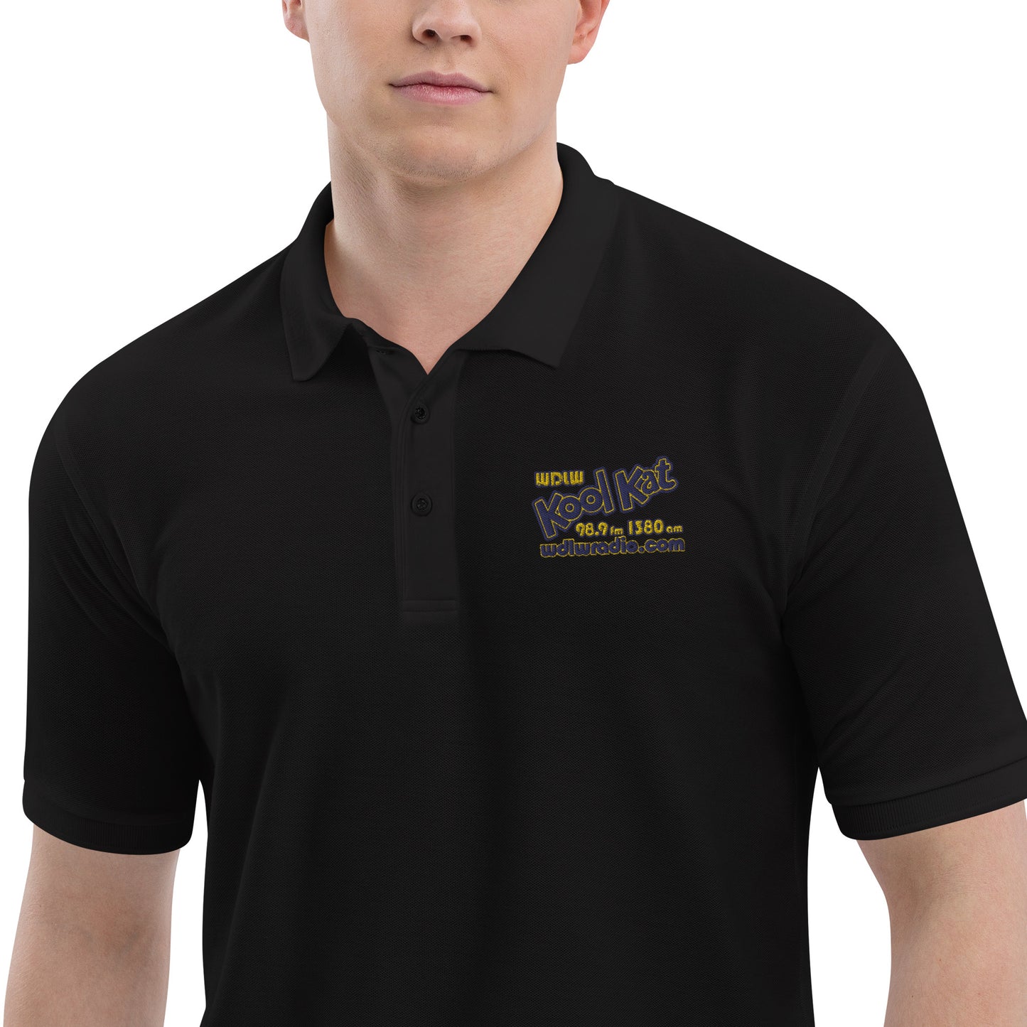 Men's Embroidered Kool Kat Call Letters Polo
