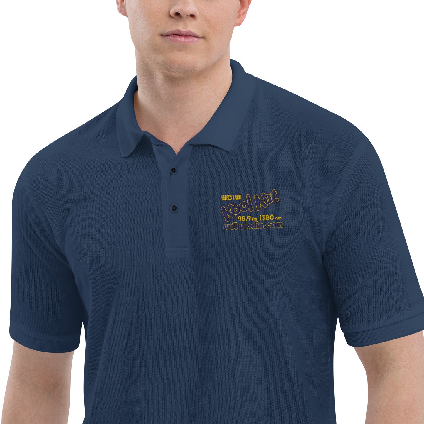 Men's Embroidered Kool Kat Call Letters Polo