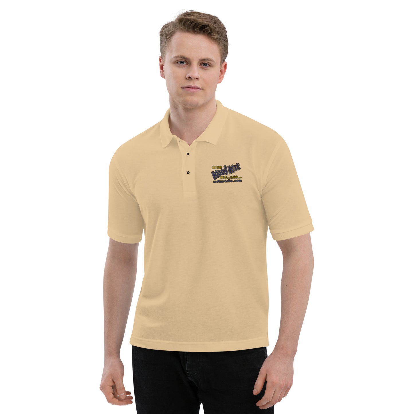 Men's Embroidered Kool Kat Call Letters Polo