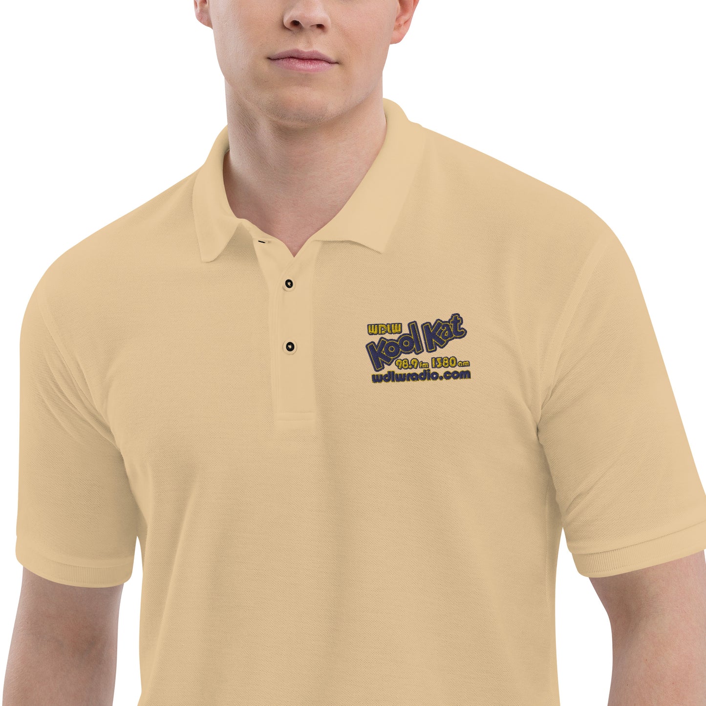 Men's Embroidered Kool Kat Call Letters Polo