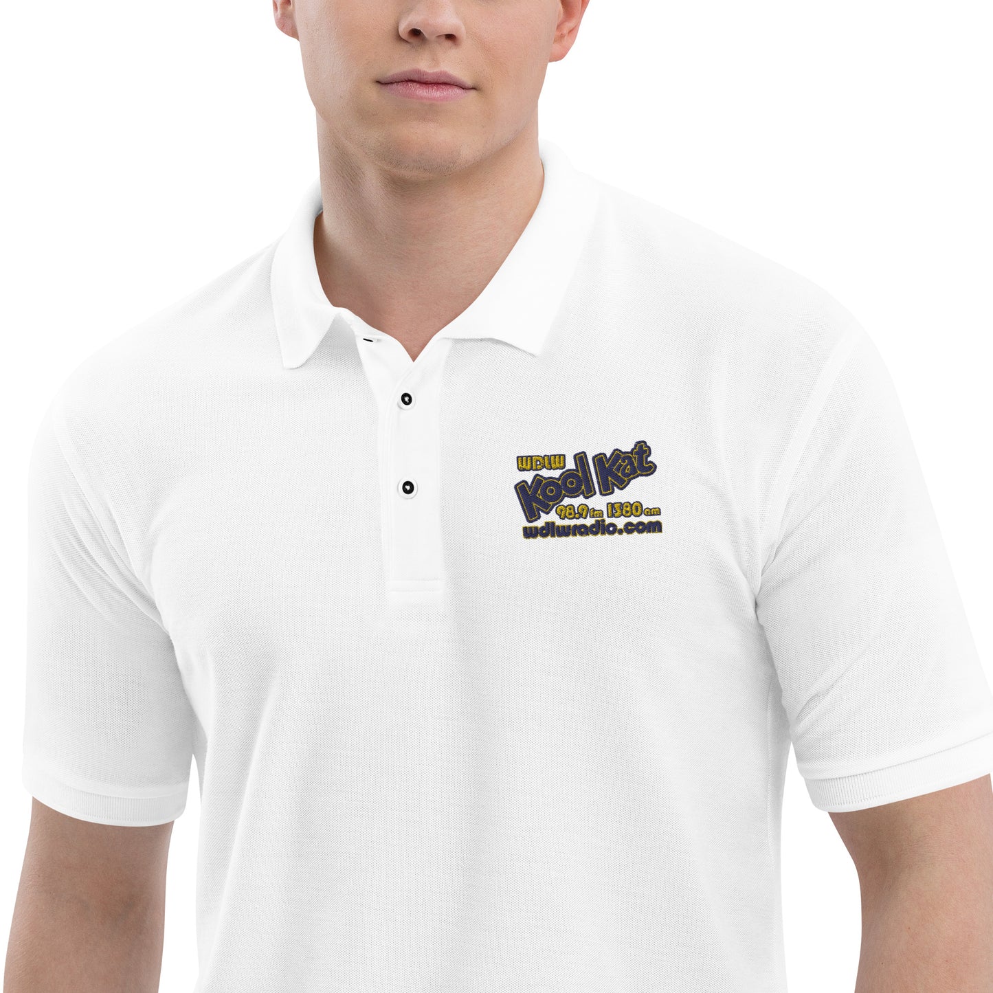 Men's Embroidered Kool Kat Call Letters Polo