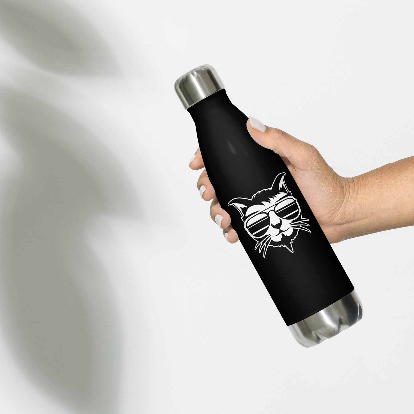 Kool Kat Water Bottle Black Drinkware