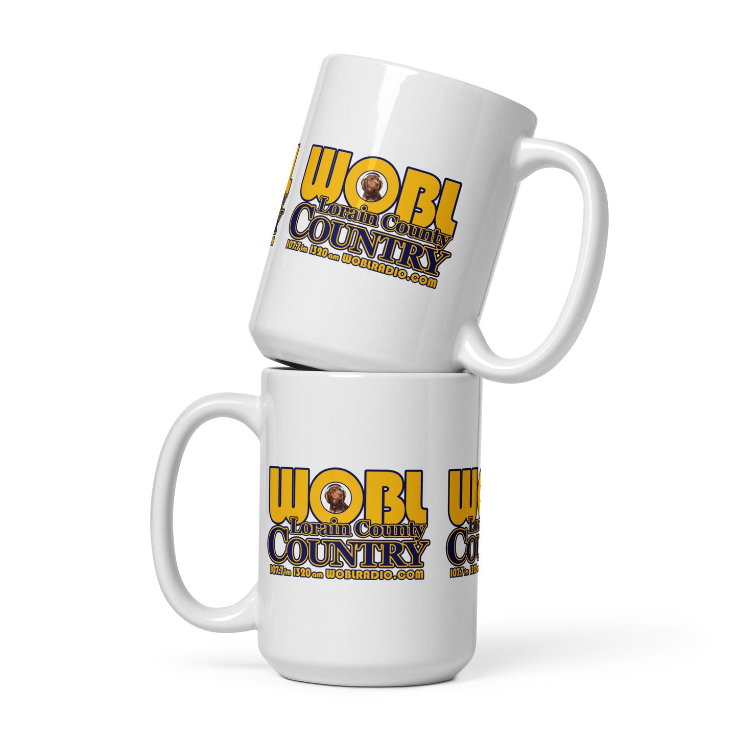 WOBL White Glossy Mug Drinkware