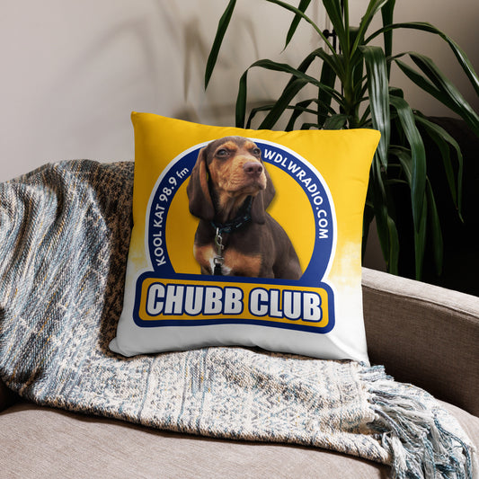 Chubb Club Throw Pillow