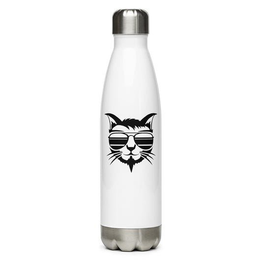 Drinkware Kool Kat Water Bottle White